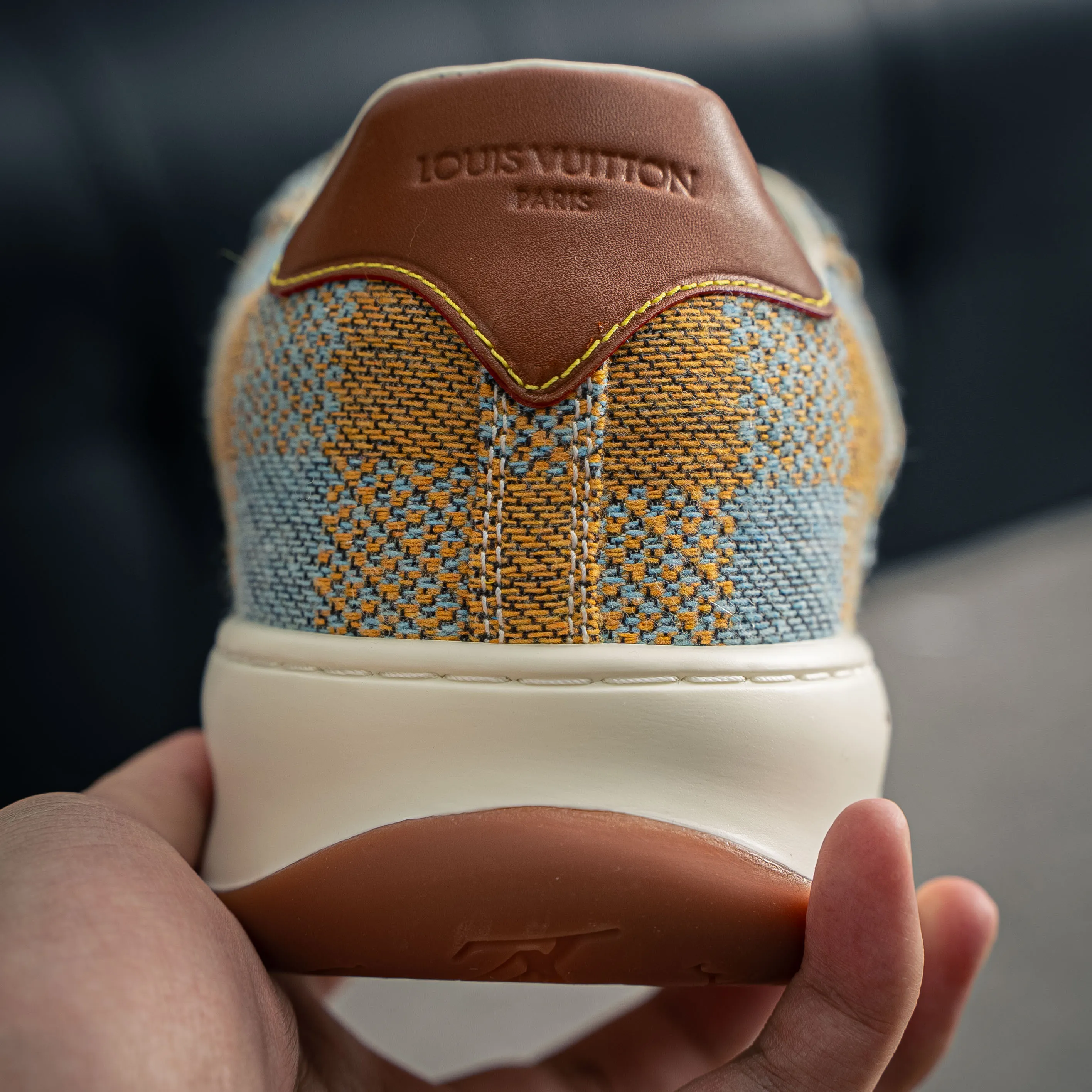LV tilted ， Shoes，Sneakers， Shoes，Skate Shoes~~ Sneakers， LV Shoes ， Cushioning TPU Vuitton ，
